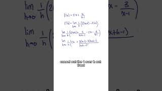 Here’s how to use the limit definition to find the derivative of a function