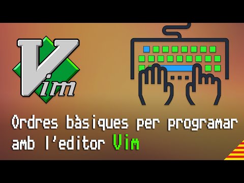 Ordres bàsiques per programar amb l'editor Vim