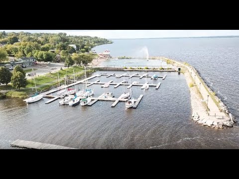 Flight over Temiskaming Shores, Haileybury, Ontario, Canada 2017 4K