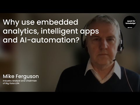 Why use embedded analytics, intelligent apps and AI-automation?