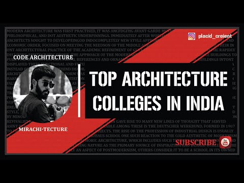 Top architectural colleges in INDIA