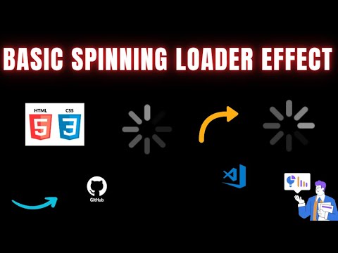 Day 31 - Basic Spinning Loader Effect | Using HTML & CSS Free Source Code |