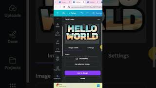 Split image design in Canva #canvatips