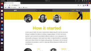 Company Web Application Design by Html , Css and angular