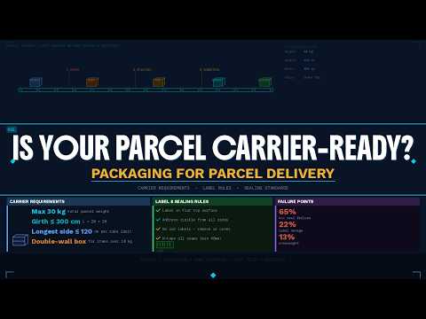 Packaging for Parcel Delivery — What Courier Networks Need From a Package