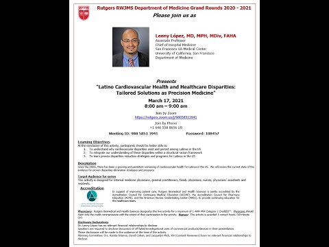 Latino Cardiovascular Health & Healthcare Disparities: Tailored Solutions as Precision Medicine