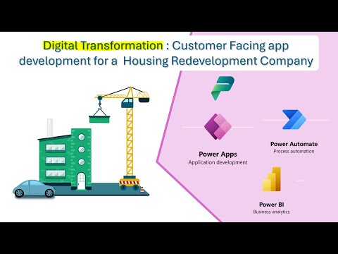 Customer Facing apps for a construction company powered by Microsoft Power Platform