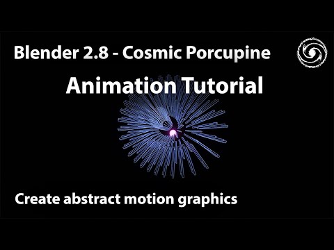 Blender 2.82 - Abstract 3D Animation Loop Tutorial Using Modifiers - Evee
