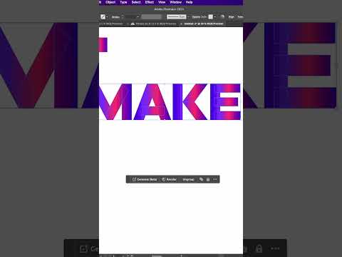 Did you know that you can cut the shapes using gradients tool in Adobe Illustrator #adobeillustrator