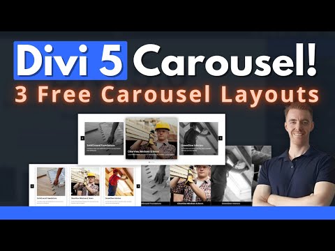 Divi 5 Carousel Module Tutorial + Free Carousel Layouts