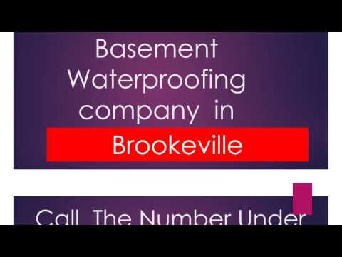 Brookeville basement waterproofing