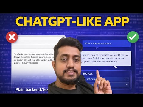 Turn Your RAG Pipeline Into a ChatGPT Like App🔥(Beginner Friendly)
