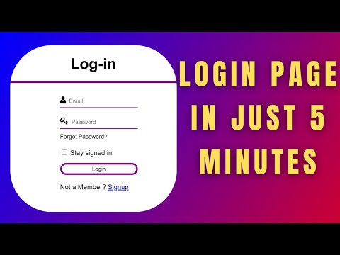 Amazing Login form With Linear Gradient in HTML and CSS || Code Beauty