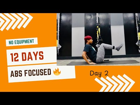 12-Day Fitness Challenge: Day 2: Abs Focused 🔥