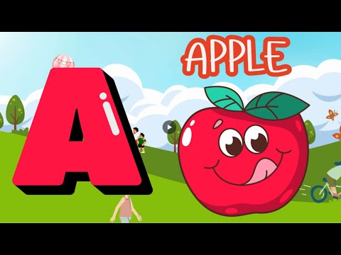 ABC Alphabets A for Apple A A Apple #alphabetsong #kidslearning #abcsong #kindergarten #abcsongkids