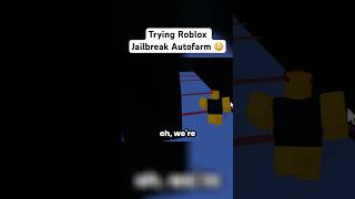 Trying Roblox jailbreak Autofarm Script! #roblox #robloxexploiting #robloxshorts #jailbreak