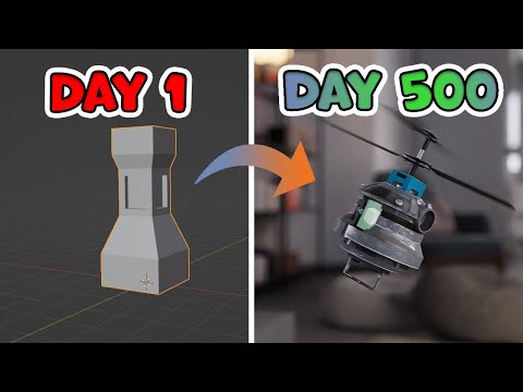 My 1.5 Year Blender Progression