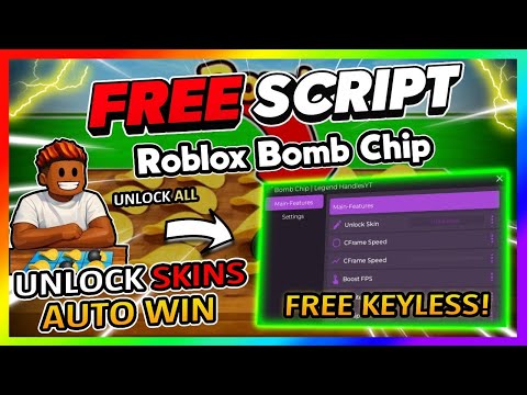 Roblox Bomb Chip Script *NO KEY* - UNLOCK SKINS, FREE GAMEPASSES, AUTO WIN + More!