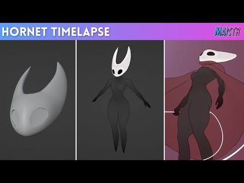 Hornet | Timelapse | 3D Fan Characters | Maisth