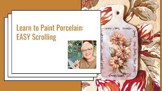 Master The Art Of Porcelain Painting With This Simple Scrolling Technique