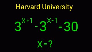Harvard University Admission Entrance Tricks | X=?