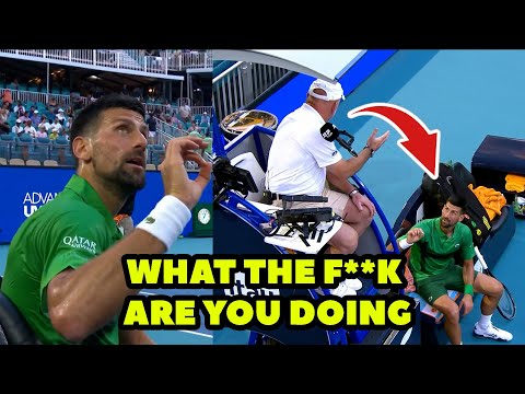 Novak Djokovic CLASH With The Umpire During His Miami Open Match Left Everyone SPEECHLESS