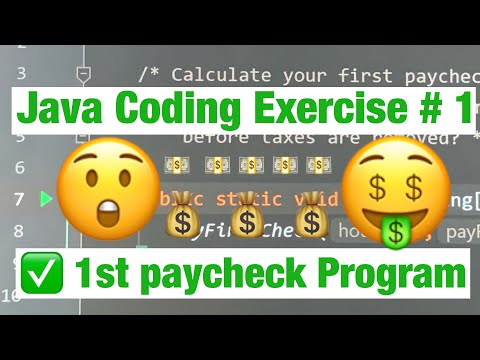 First Paycheck Calculation - Java Programming