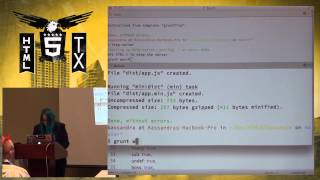 HTML 5.tx 2013 - Managing a Large Front-End Project with Automated Build Tools by Kassandra Perch