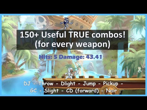 150+ Useful TRUE combos for EVERY weapon! [Brawlhalla]