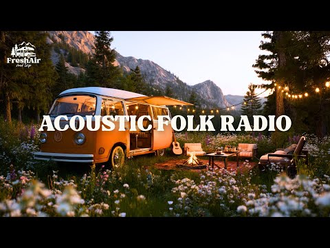 Acoustic Folk Radio LIVE 🌲 24/7 Chill Road Trip Music for Travel, Relax & Chill