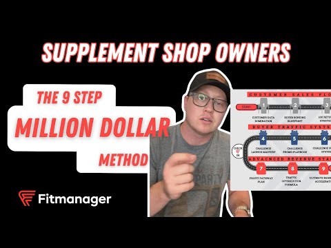 The Brick and Mortar Supplement Retail Shop 9 Step Million Dollar Method