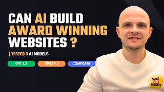 Can AI Build Award-Winning Websites? I Tested 3 Models