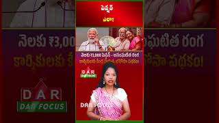 ₹3,000 Monthly Pension for Unorganized Workers After 60 | Latest updates | DAR FOCUS #darfocus