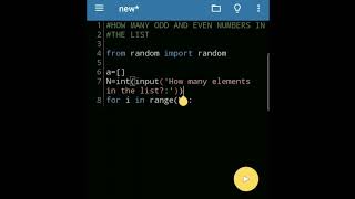 How many #odd and #even #elements in the #list? Find by #Python