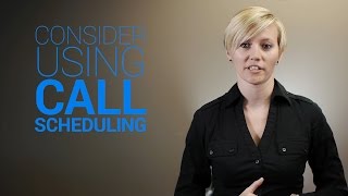 Own The Phone Tip - Call Scheduling