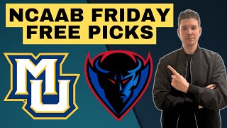 Friday NCAA Basketball Picks - 1/16/26 l August Young NCAAB Picks & Predictions