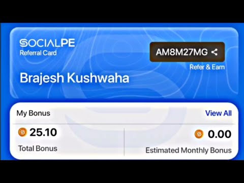 🔥SocialPe | Earning App ] #earning #newearningapp