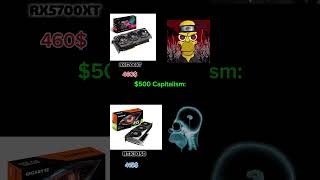 Which one would you buy with $500? #pc #amdgpu #memes #graphicscard #gamingpc #amdradeon #amd