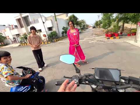 Kunali Vs Piyush Bike Race 😰 Last Me Ye Kya Hua 🤯 #shorts #souravjoshivlogs 