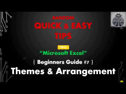 Page Layout Tab sample Themes & Arrangement