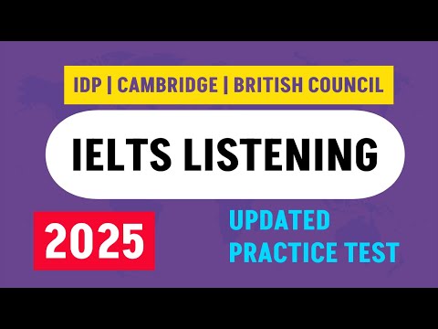 Listening practice test 2025 with answers #ielts2025 #ieltspreparation #listeningtest