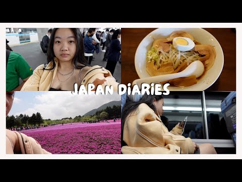 Japan Diaries 🫧🎀 | Shiba Sakura,GRWM, Food,Slice of Life in Japan 🍜🇯🇵