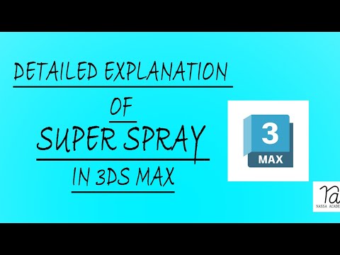 How to use super spray tool in 3ds max I class - 03 #3d #3dsmax #tutorial