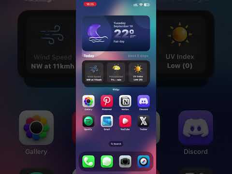 Showcasing iOS 17 tapping feature on Morph Widgy Widget #ios17 #homescreen #widget