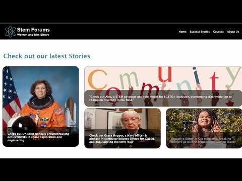 Women in STEM Hackathon - submission