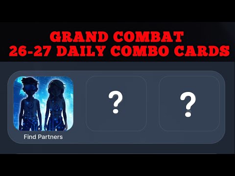 Grand Combat 26-27 august combo card | Daily Combo Card Update Grand Combat | #grandcombat #hamster