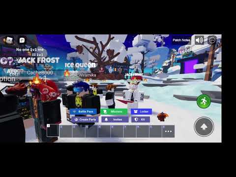 Wandering around the bed wars lobby on phone