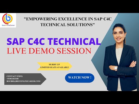 Free Demo For SAP C4C Technical | SAP C4C Technical Online Course | SAP C4C Technical Overview