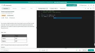 Performance Improvement | SQL | Postgresql | Interviewbit