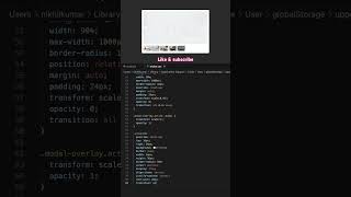 Interactive Modal Image Gallery with Flexbox & JavaScript | HTML/CSS/JS Project #shorts #shortsvideo